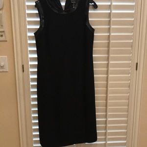 Sleeveless black dress